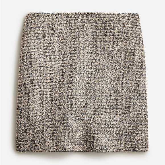 NWT J Crew - A line mini skirt in tinsel tweed size 14 - Picture 2 of 4